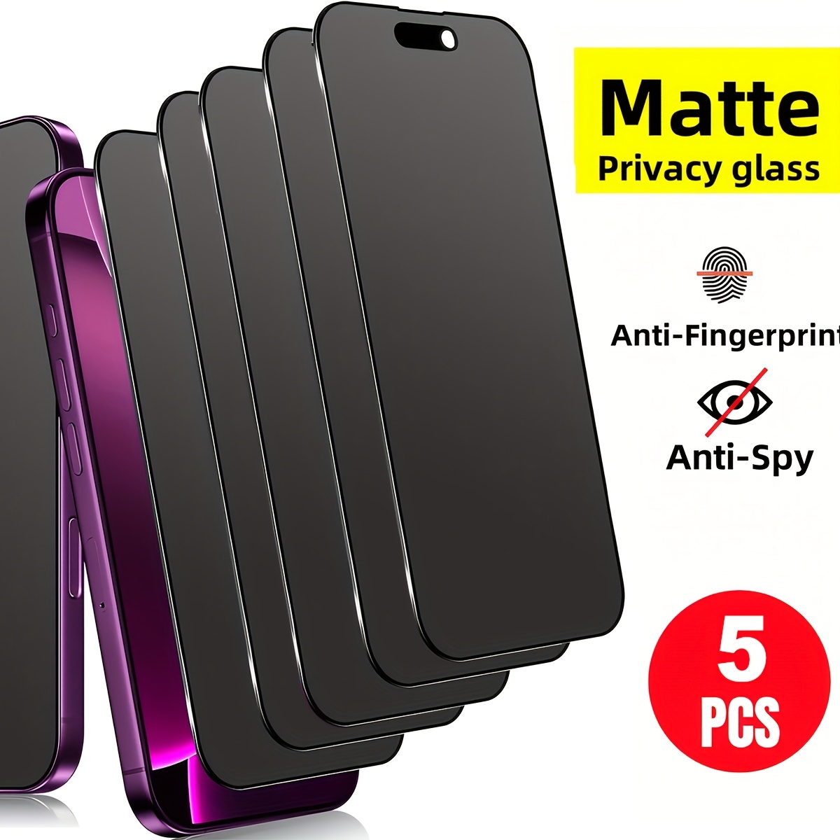 Protection D'écran Verre Trempé Intimité Pour IPhone 11 à 15 Pro Max - Gorilla Tech