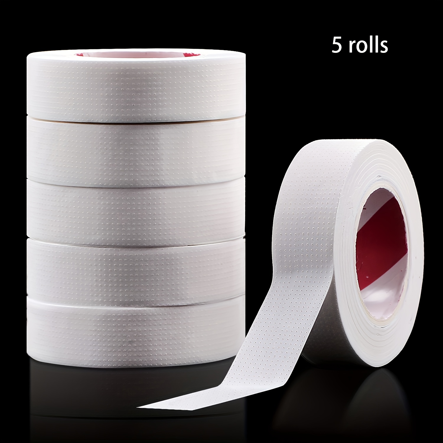 TEMU 2/5 Rouleaux de Ruban Isolant pour Extension de Cils, Patchs Anti-Poussière Sous , Ruban en Papier Non Tissé Respirant, Longueur 9M
