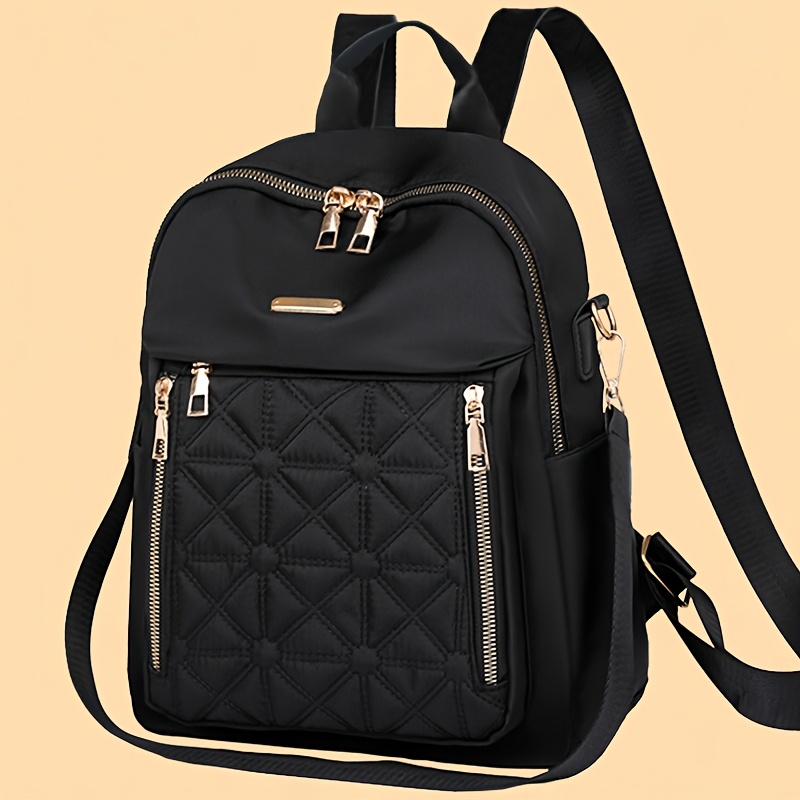

New Fashionable Nylon Cloth Shoulder Bag Backpack Travel School Bag [random Zipper , Random Shoulder Strap Hook Style]