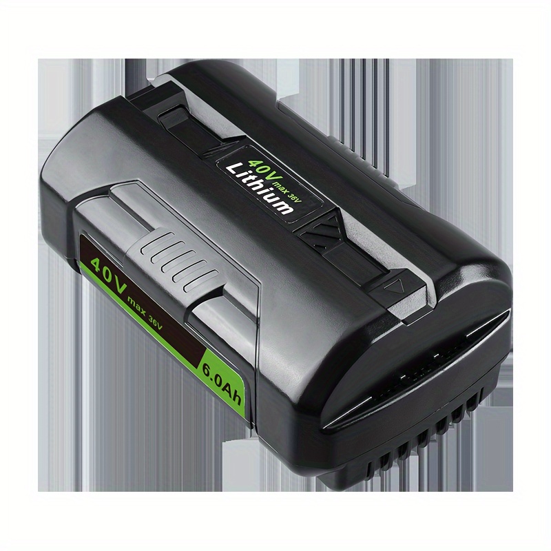 TEMU 40v 6.0ah Battery, Available In 2 Packs Or 1 Pack, Designed For Ryobi 40v Tools, High Capacity Lithium Battery Compatible With For Ryobi Models