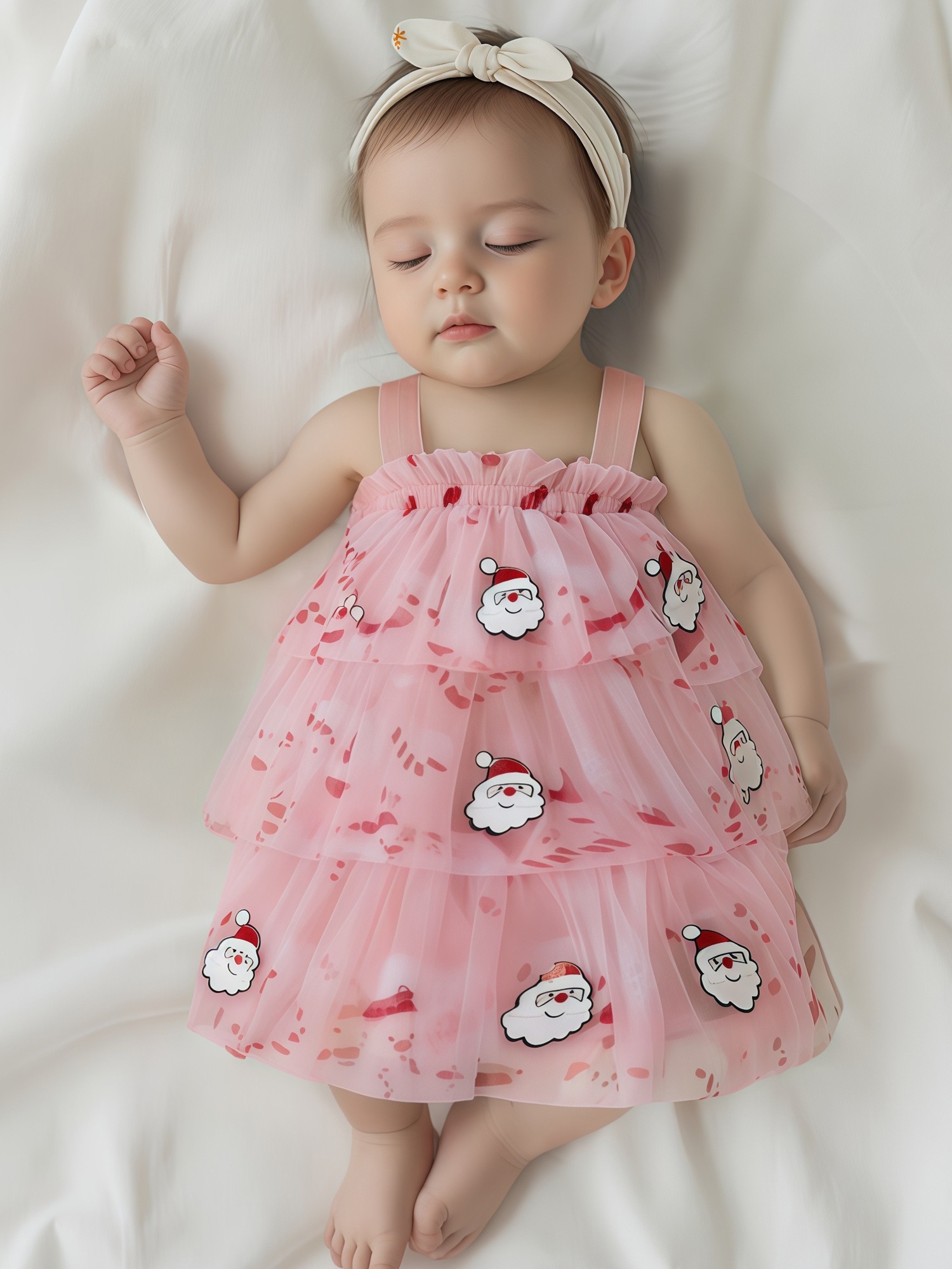 toddler baby christmas dress santa claus