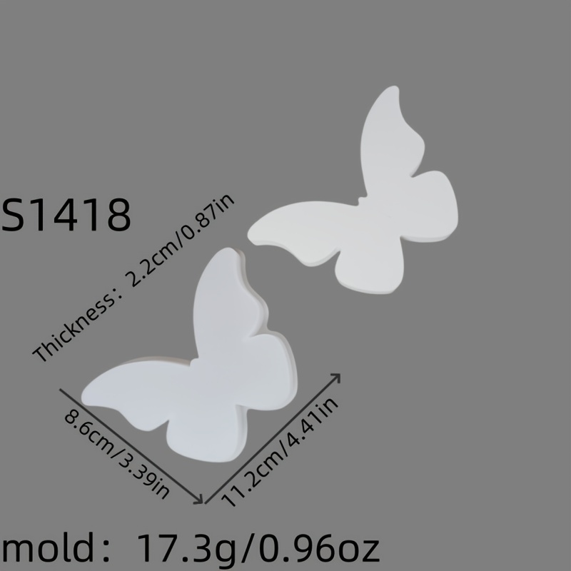2d Flat - Flat Resin Casting Molds For Projects, Including Silicone Molds For Candles And Gypsum Decorations, Suitable For Home Decor And Epoxy Resin Applications, Models S1417 And S1418