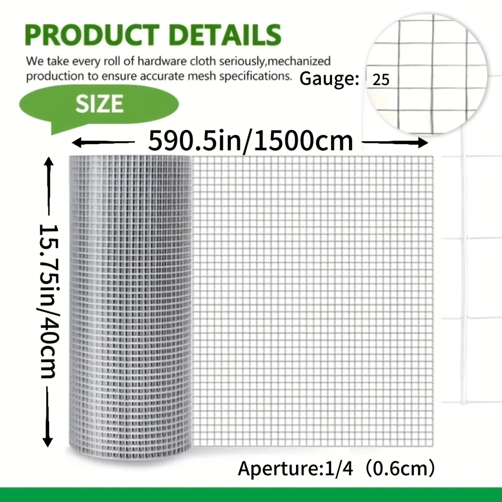 Heavy Duty Galvanized Welded Wire Mesh Roll