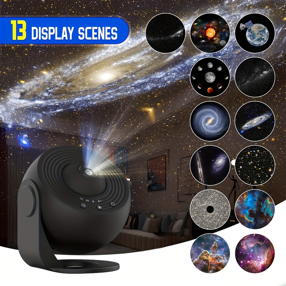 1pc 13 in 1 star projector night light galaxy projector planetarium projector for bedroom aurora projector