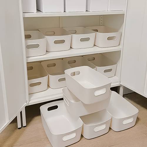 10pcs portable stackable storage baskets stylish and durable space saving design ideal for office supplies additions cosmetics socks and underwear multi purpose drawer organizers and storage containers for fast au