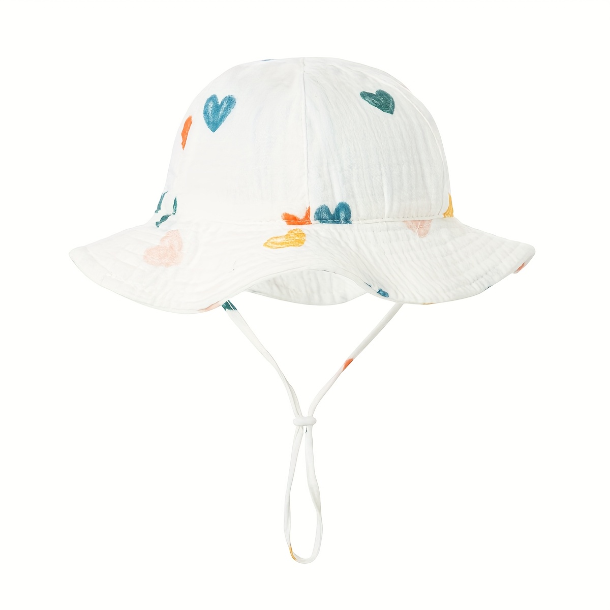 Flower Embroidery Hat Summer Travel Bucket Beach Sun Hat Reversible