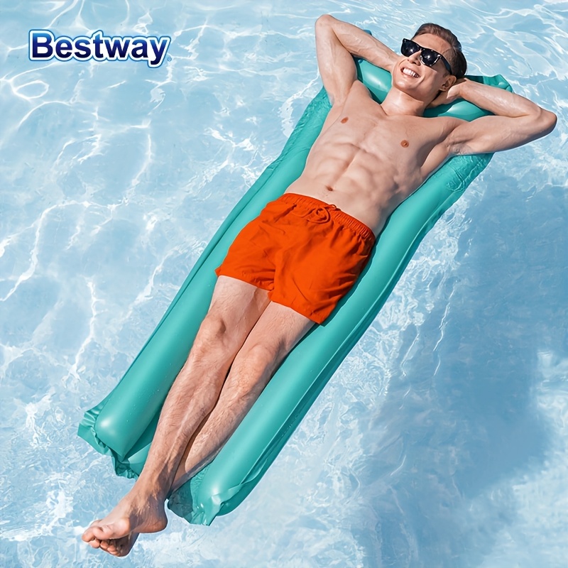bestway 44007 inflatable swimming ring air mattress durable pvc