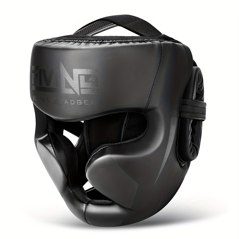 protector de cabeza de boxeo ajustable de pu, ideal para muay thai, boxeo y entrenamiento de  