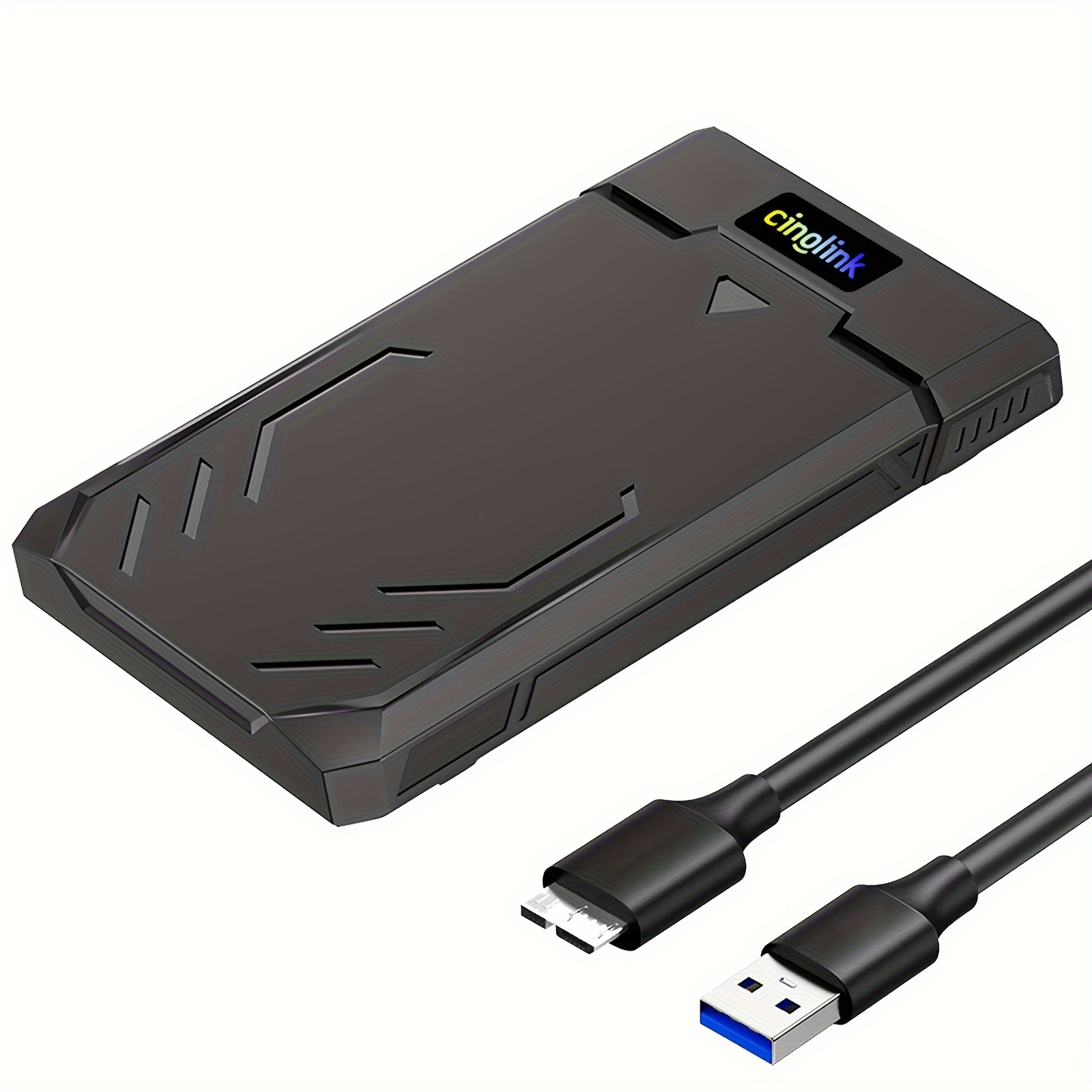 Câble adaptateur USB 3.0 type C vers SATA Serial HDD 2,5 - Adaptateur de  disque dur USB 2,5 - Alliage d'aluminium - Coque USB 3.0 - Câble SATA USB