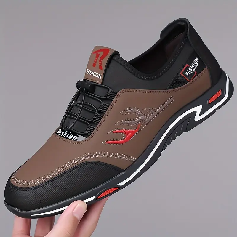 mens fashionable casual sports shoes comfortable non slip rubber soles suitable for leisure and formal wear versatile for Product details 3