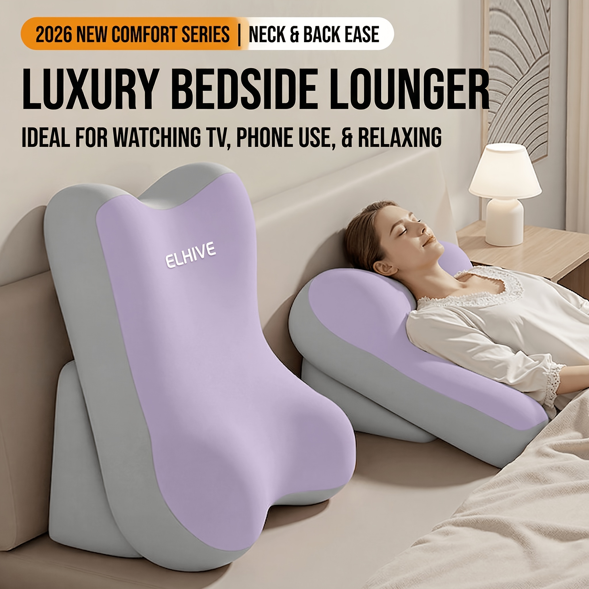 bed rest pillow for reading 2pcs adjustable memory foam wedge pillow extra large backrest for sitting up in bed cozy   for watching tv gaming laptop relaxing leg   detachable headrest washable cover for  