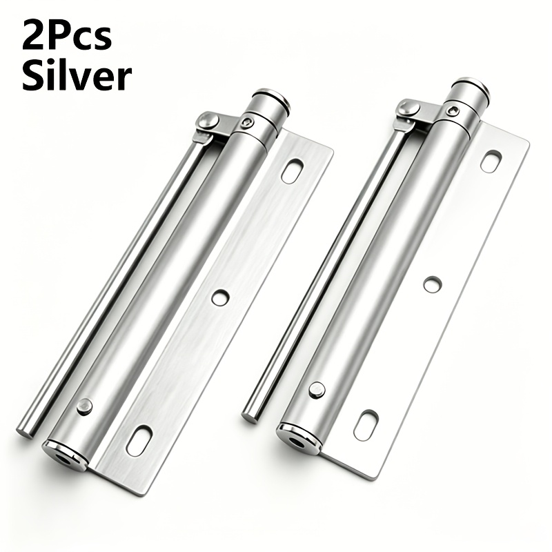TEMU 2pcs Household Light Door Closer Adjustable Automatic Anti-collision Spring Auto Closing Tool For Bedroom Sliding Door