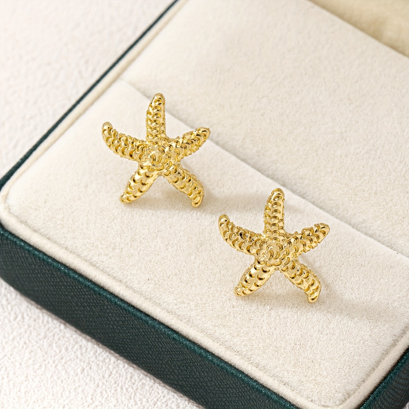 Vintage Starfish Stud Earrings for Casual Attire