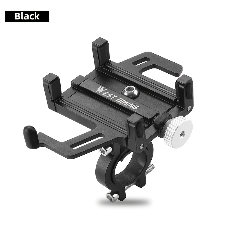 TEMU West Biking Bike Phone Holder Universal Bicycle Phone Mount For 4.5-7 Inch Phones Adjustable Anti Slip Phone Holder Bicycle Accessories