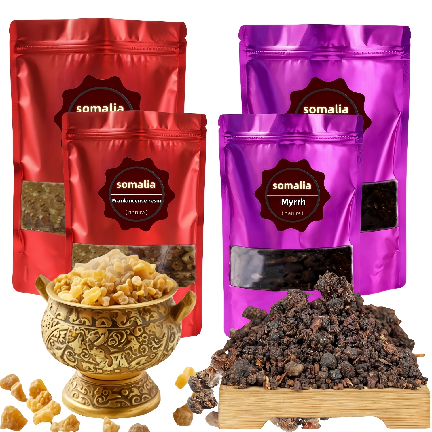 

Pure Frankincense Resin - Luxury Natural Fragrance Kit For Decor, Valentine's Day, Easter, Ramadan Celebrations | Ideal For Air , Meditation & Crystal Cleansing