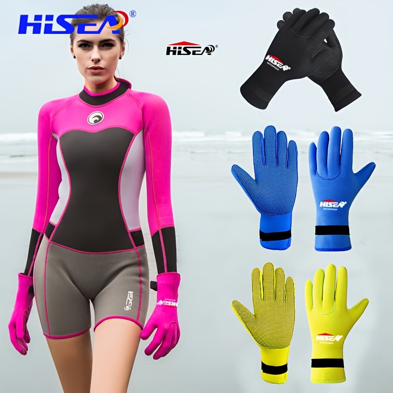 Premium Neoprene Gloves Wetsuit Gloves Anti Slip Waterproof - Temu