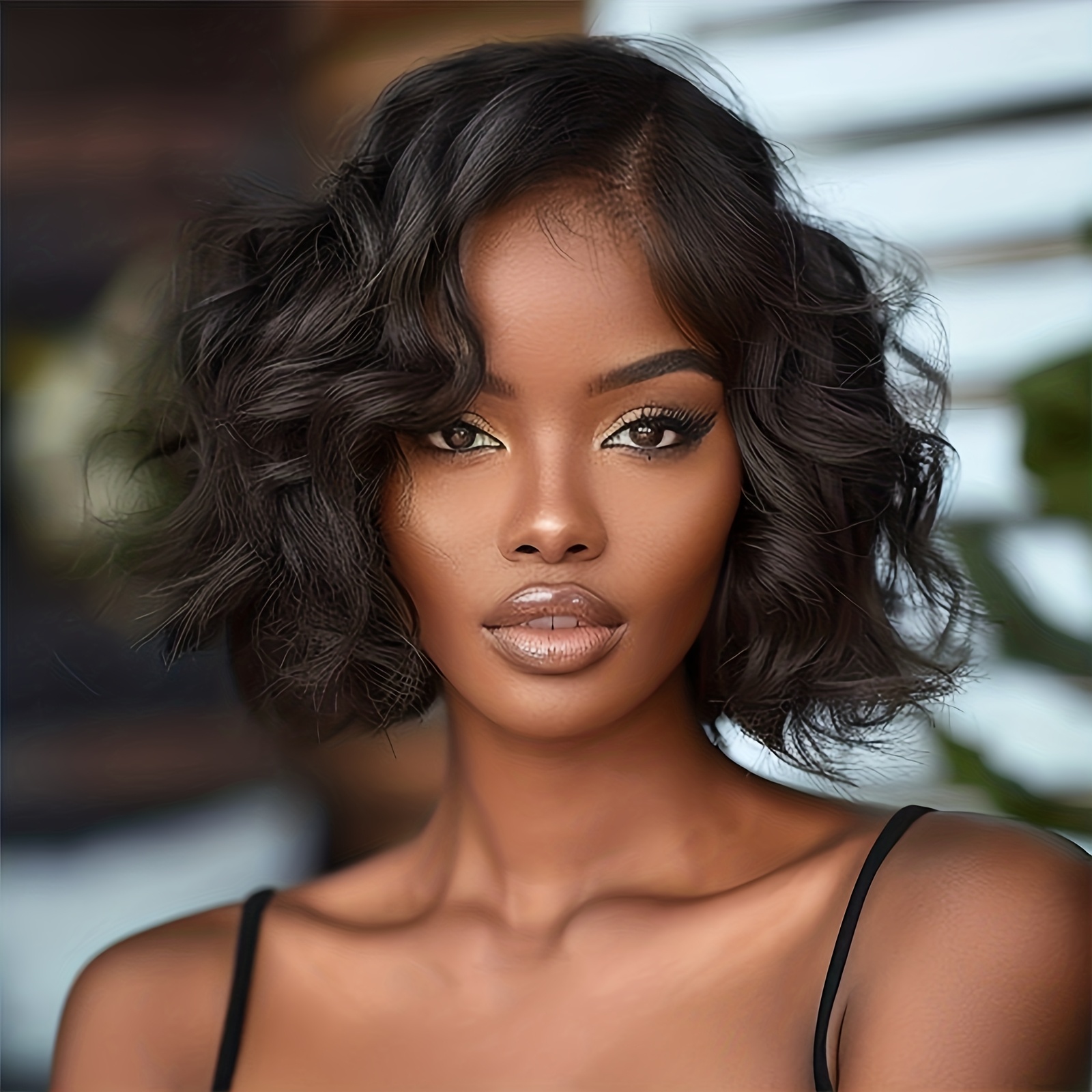 13x4 glueless lace front wig brazilian human hair bob wig  display picture 3