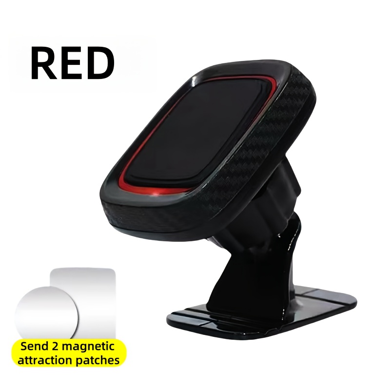 E-shop Auto-Magnet-Handyhalter, [Superstarker Magnet] 360° drehbarer Auto-Telefonhalter, faltbarer Armaturenbrett-Magnet-Auto-Handyhalter, geeignet für