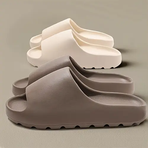 mens home slippers light soft solid color suitable for home and bathroom use slip on slippers for unisex sandals shoes for couples traveling perfect fathers day easter giftsc
