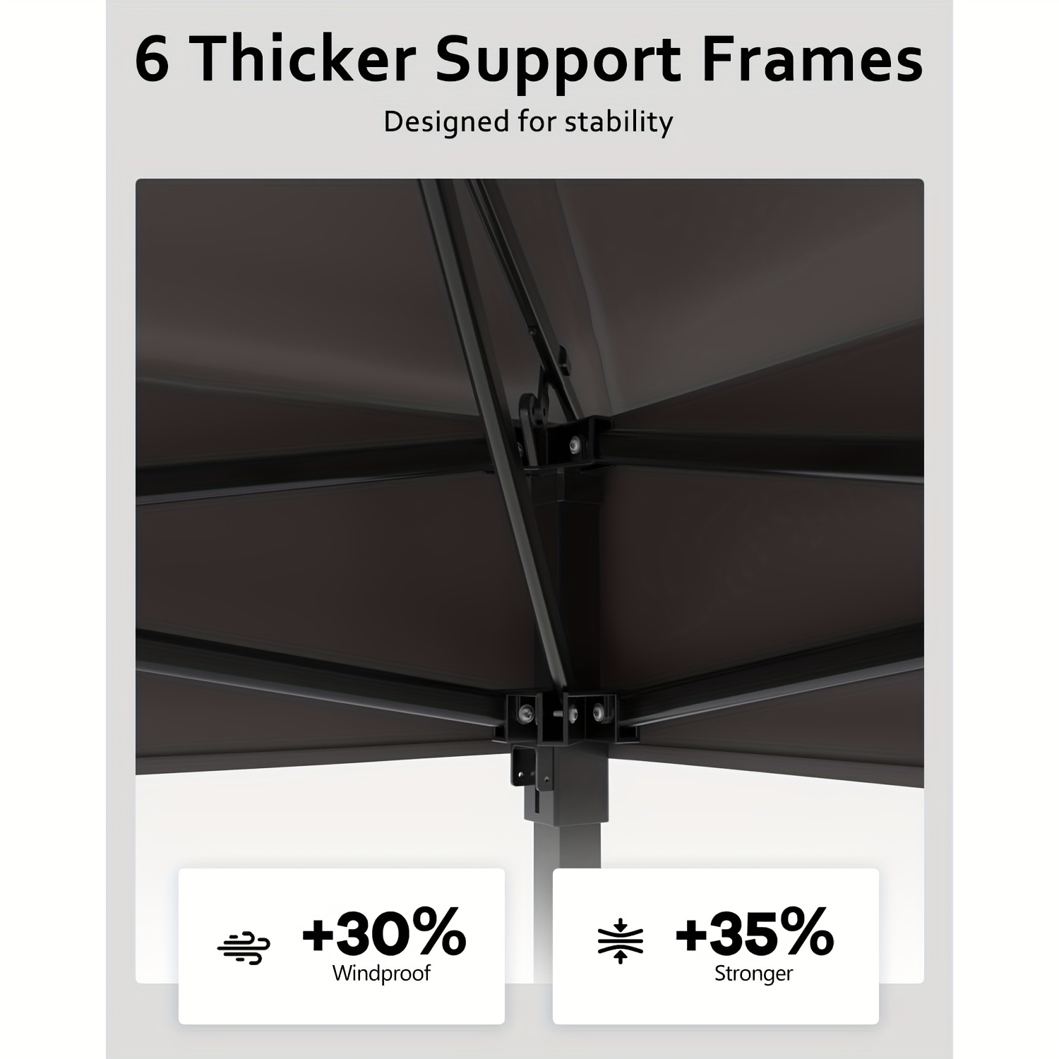 11x11ft Pop Up Gazebo Tent With Mosquito Netting, Outdoor Canopy Shelter Easy Setup, Water & UV Resistant - Khaki