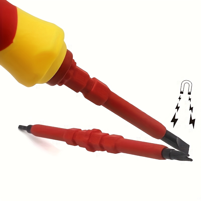 [  magnetic screwdriver set] double headed multi size manual tool set, 8pcs set of professional maintenance tools, anti slip handle+ , suitable for repairing tables, chairs, and   furniture Product details 6