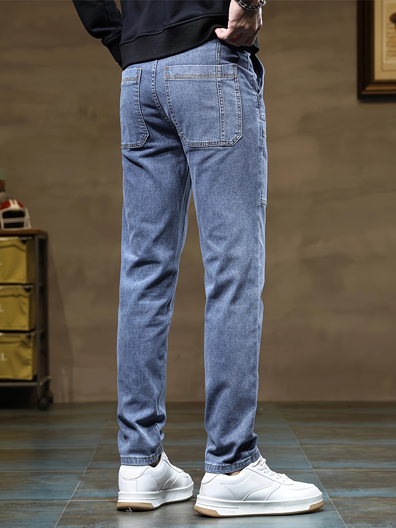 8207#Six Pockets Men'S Jeans