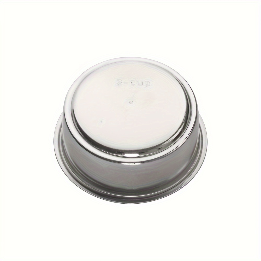 E-shop Premium 51mm Edelstahl Espresso-Filterkorb - Doppelschicht, Druckdesign für Reicheren Kaffee-, Kompatibel mit Portafilters, Espresso-Zubehör