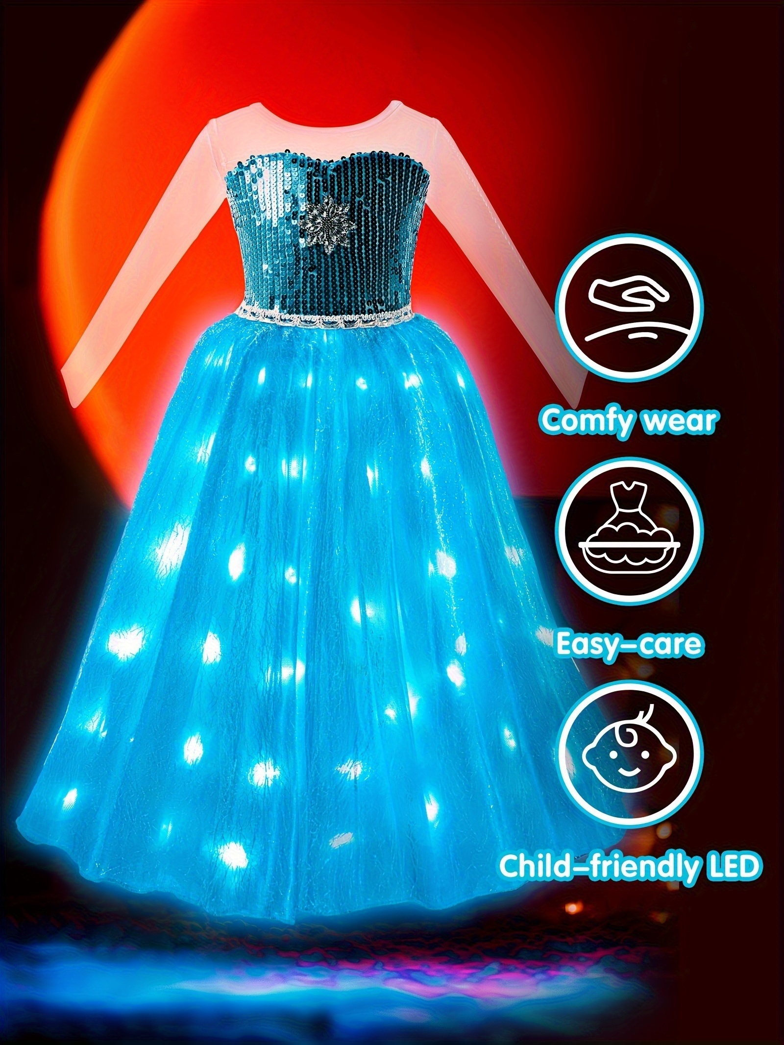strapless open back dress Heavenly Angel - Fairy - Princess - Light Up Dress - Costume - Women main image 1
