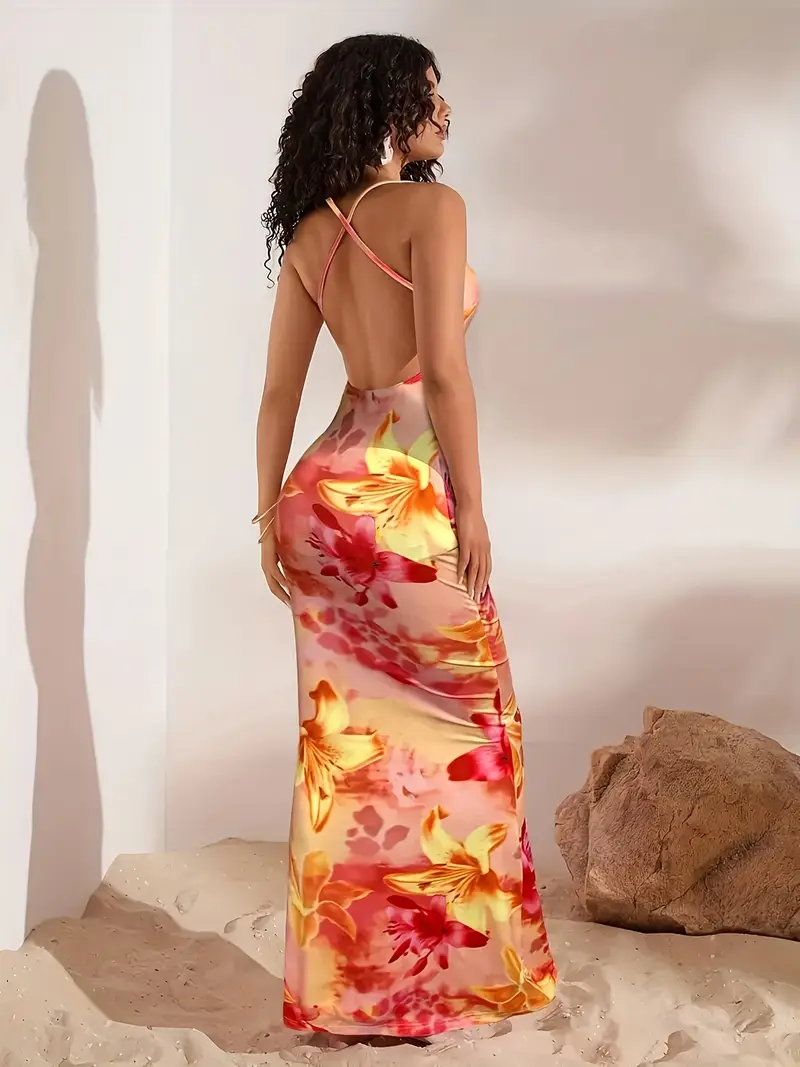 womens summer floral print vacation dress - Temu Mauritius womens summer floral print vacation dress - Temu Mauritius