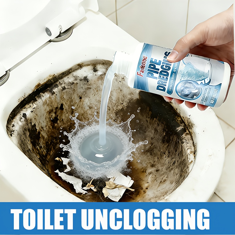 FARIENNE Advanced Pipe Unclogging Kit - Quick-acting Drainage Liquid, Specially Formulated to Prevent Blockages, Capable of Dissolving Hair and Oil Residues, an Easy-to-use Clog Remover, Suitable for Toilets, Sinks, Bathtubs and Floor Drains
