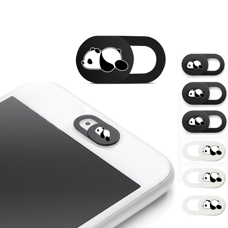 

3pcs/Set Couverture de Webcam Ultra Fine - Couverture de Webcam Panda Mignonne pour Ordinateur Portable, Tablette, Ordinateur, Smartphone, Protégez Votre Intimité et Sécurité