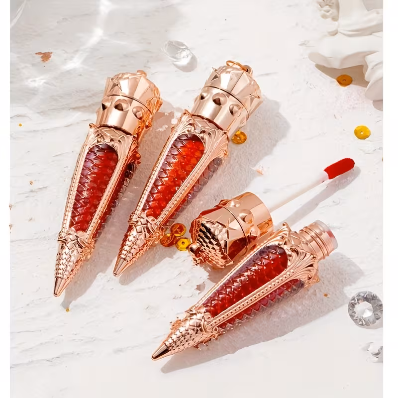 gloss à lèvres mat étanche 24 heures - design roi, rouge à lèvres liquide hydratant en teintes rose, rouge et nude, & longue tenue pour types de peau, rouge à lèvres longue tenue|emballage roi|applicateur élégant Détails du produit 8