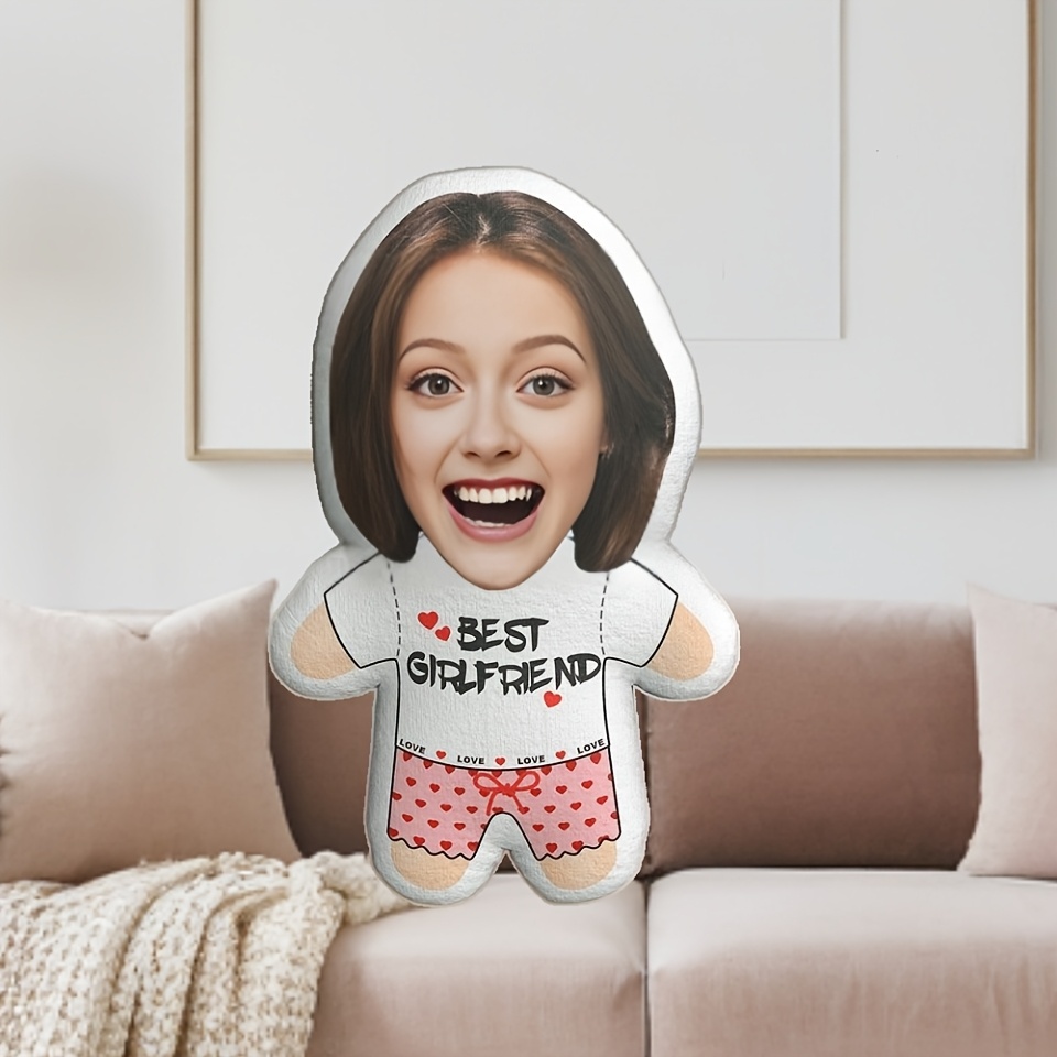 regalo personalizado almohada peluche foto texto Temu Spain