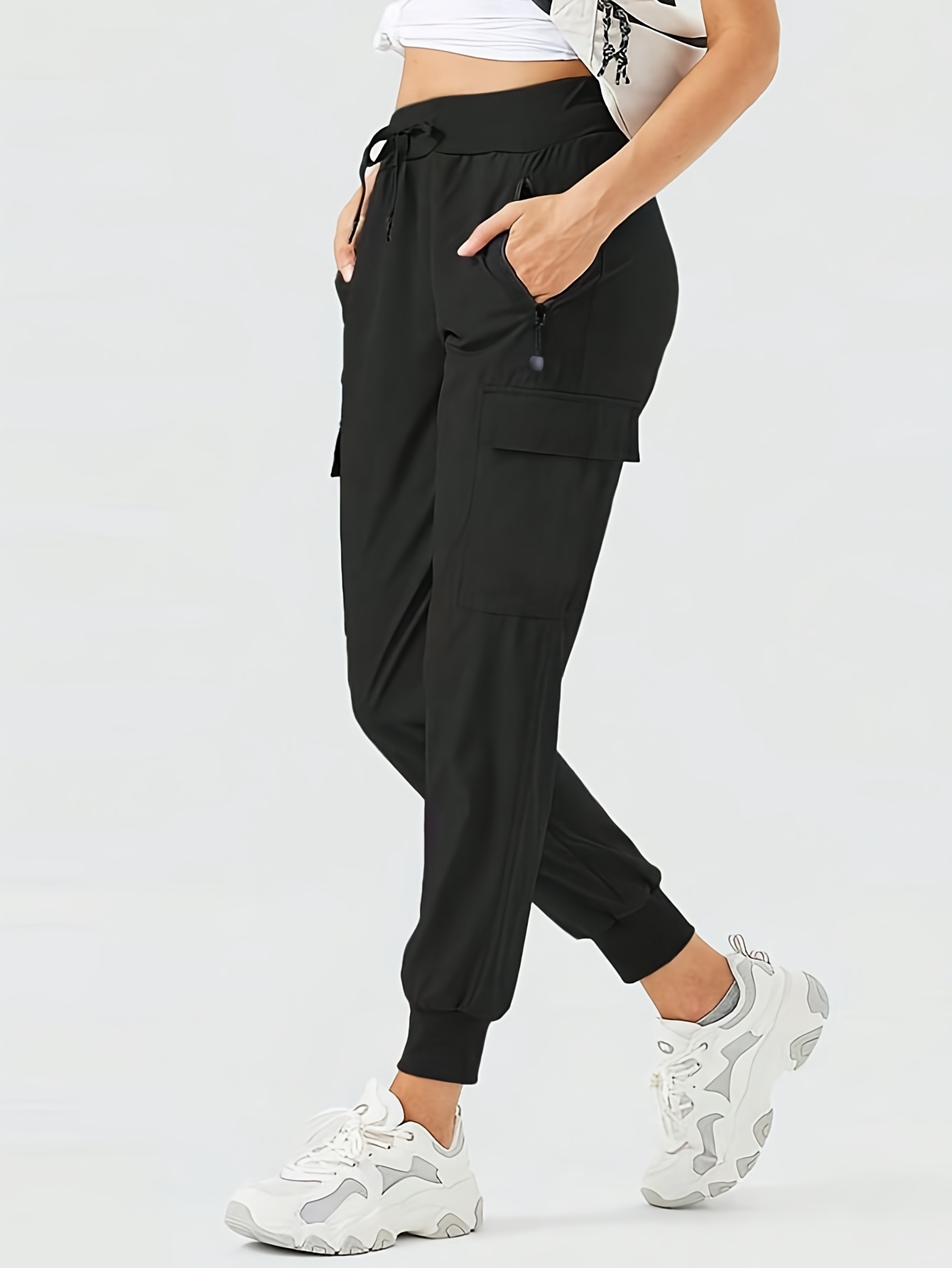 women's quick dry summer sports pants zipper pockets Temu Germany