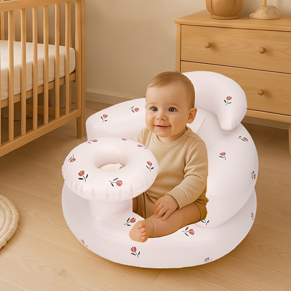 Child Learning Sitting Chair, Inflatable Seat Inflatable Sofa, Baby Learning Sitting and Standing Practice Training Seat, Child Learning Sitting Cushion, Christmas Halloween Gift
