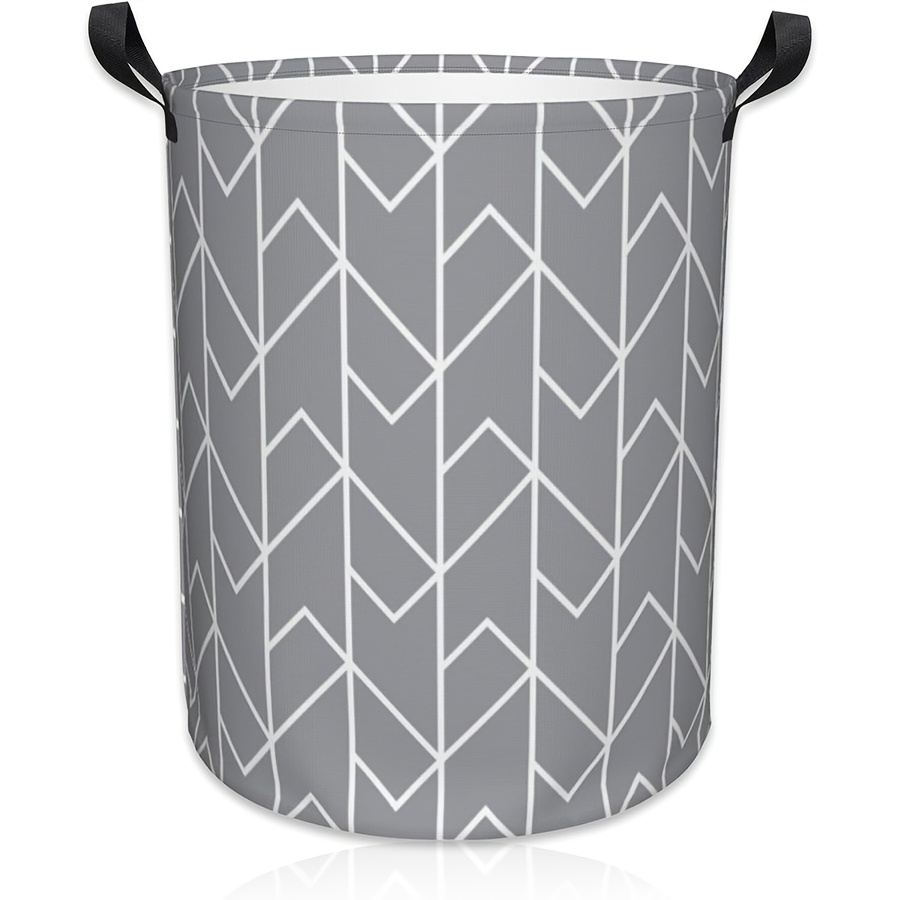 TEMU 1pc Dokriy Large Modern Laundry Basket & Organizer Suitable For /s - Fabric Storage Bin With Rectangular Tote For Clothes,, Bedspread , Bathroom