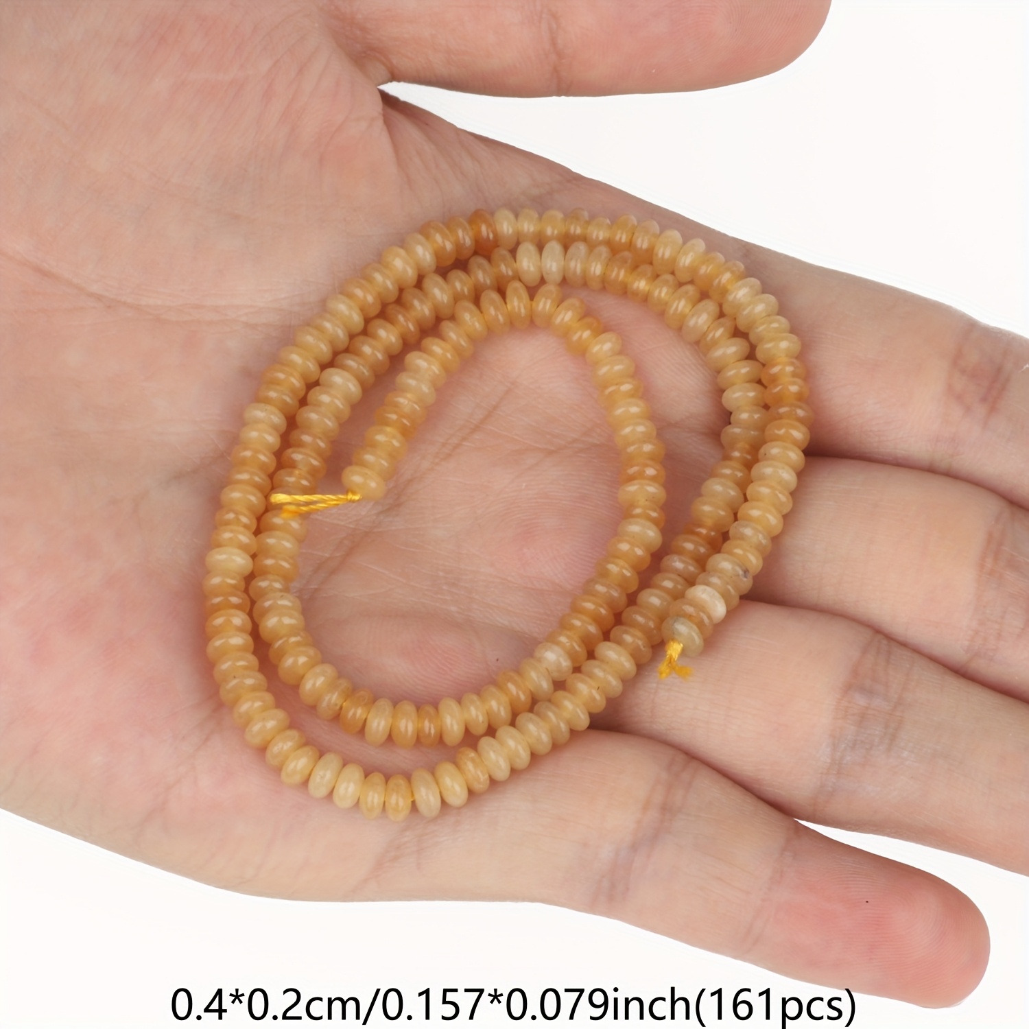 Multicolored Abacus Stone Beads, 4X2Mm for Jewellery Making
