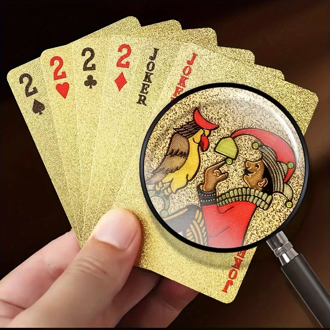 high quality gift box 3 wooden boxes 3 high quality waterproof poker cards a must have for the details 2