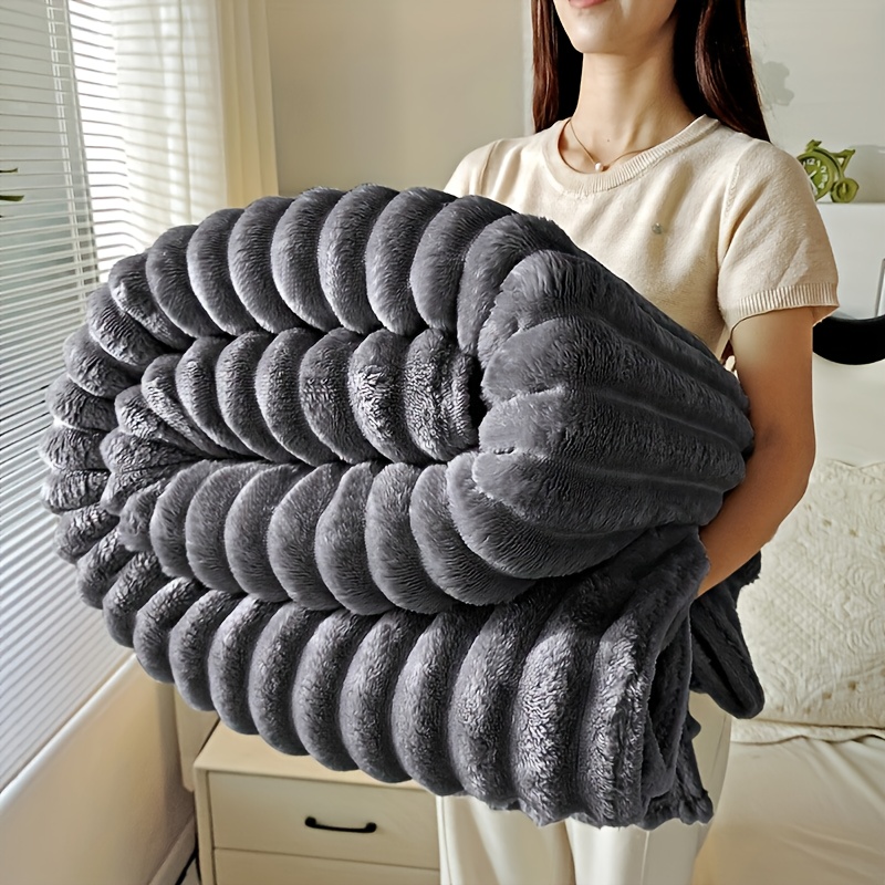 1pc Large Plush Faux Rabbit Fur Blanket - Ultra-Soft Pink Bedspread, All-Season Cozy Bed Cover, Hand Washable Luxury Bedspread in 4 Colors & Sizes (Queen/King/Double/Full) for s,, Pets - Easy Care Fabric 9 1pc Large Plush Faux Rabbit Fur Blanket - Ultra-Soft Pink Bedspread, All-Season Cozy Bed Cover, Hand Washable Luxury Bedspread in 4 Colors & Sizes (Queen/King/Double/Full) for s,, Pets - Easy Care Fabric - Image 9