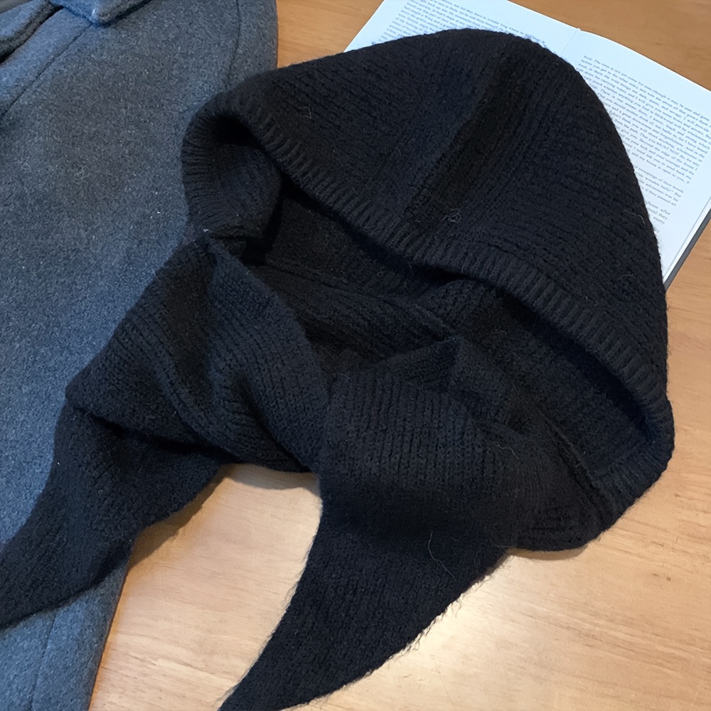 TEMU 2026 New Women&;s Balaclava Hat For Winter, Face, Warm, Fashionable, And Versatile, Scarf-integrated Hooded Neck Warmer Hat,christmas