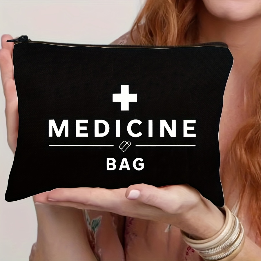 Cosmetic Travel Bag, Zippered Toiletry Pouch, Pencil Case, Organizer Bag, Ladies' Handbag, Perfect Gift For And Teachers