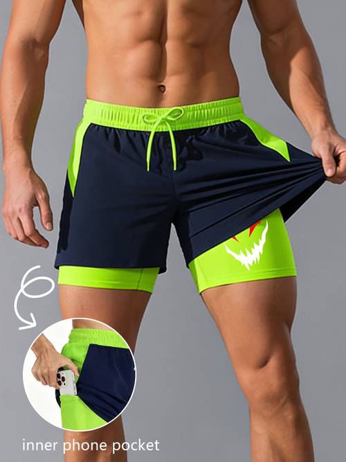 item picture mens breathable quick dry athletic shorts drawstring waistband with pockets lightweight and comfortable ideal for running hiking outdoor activities ideal gift