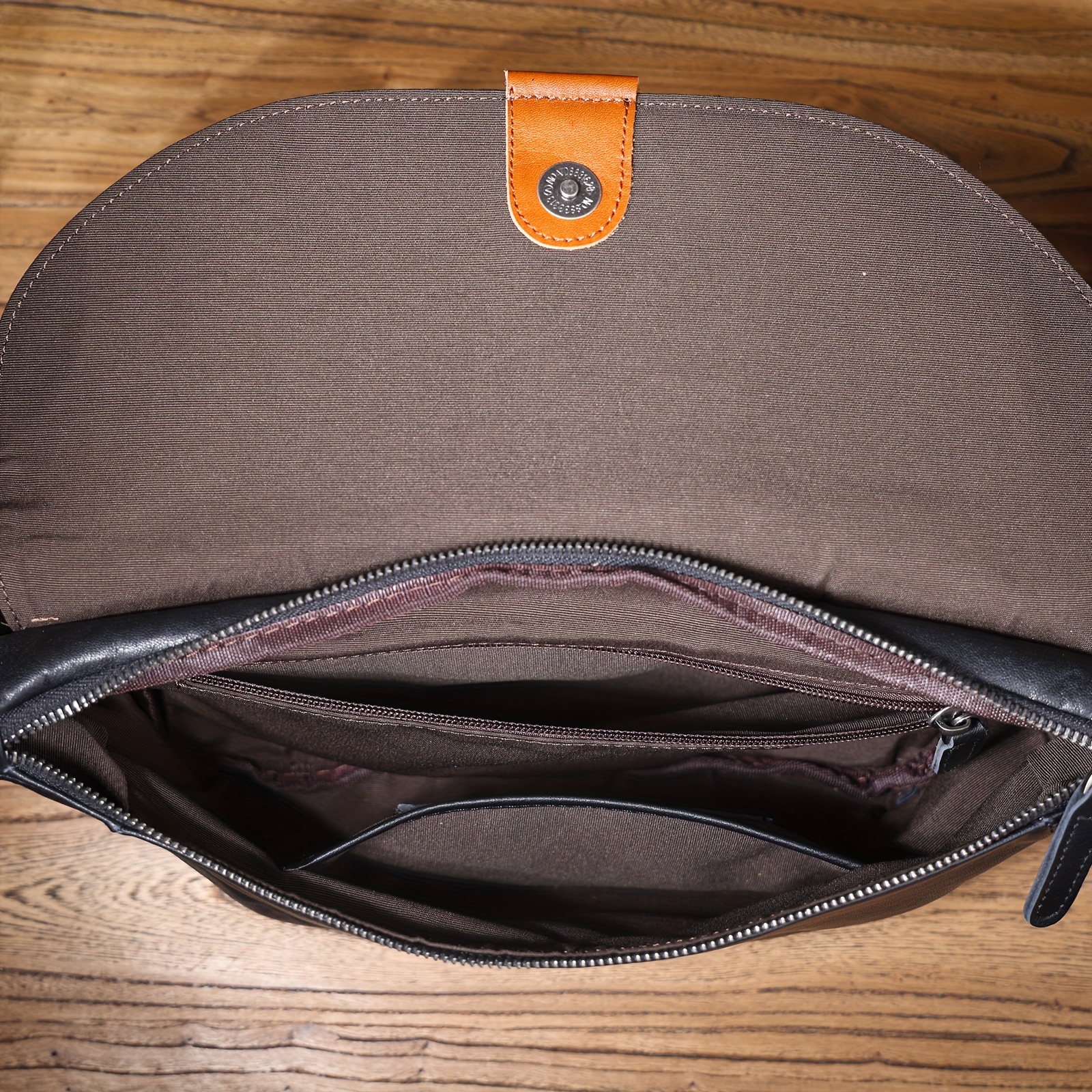 Mini PU Leather Crossbody Messenger Bag Men