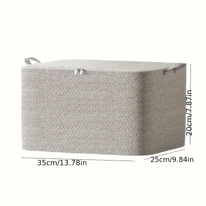 6pcs Foldable Storage Bags with Lids for Clothes