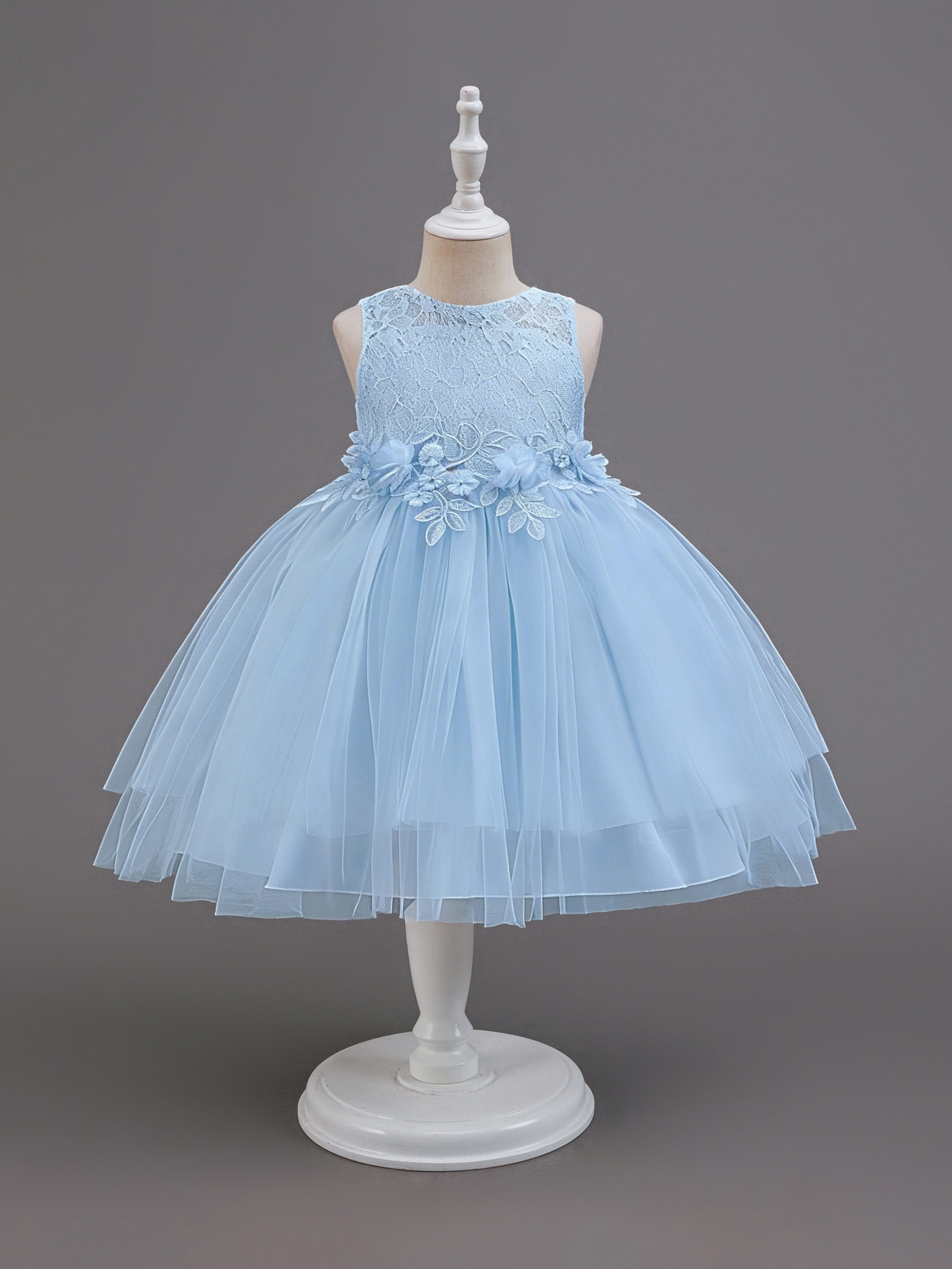 baby blue dress kids sold on Temu United States