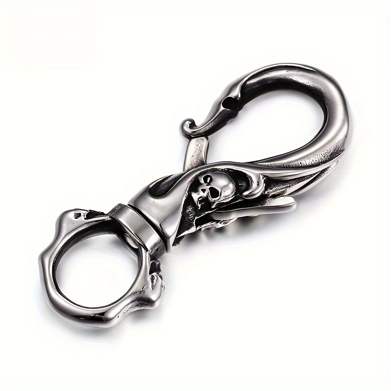 Fashionable And Personalized Skull Stainless Steel Men's Keychain