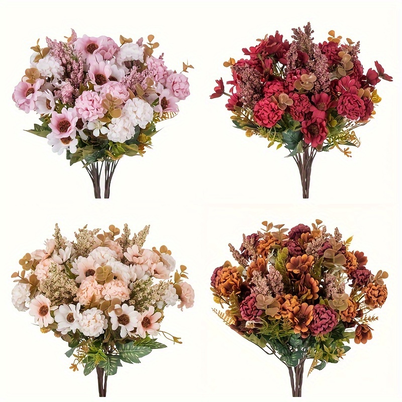 

Uv-resistant Artificial Daisy Bouquet - Outdoor & Indoor Decor, Weddings, Valentine's, Day & More