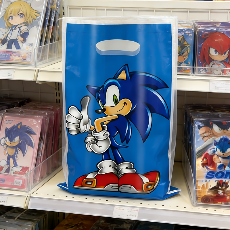 TEMU Bolsas de tela de 10 piezas, Bolsas de regalo para de de Sonic the Hedgehog, Azul, Decoraciones para fiestas, Decoraciones para fiestas de ,
