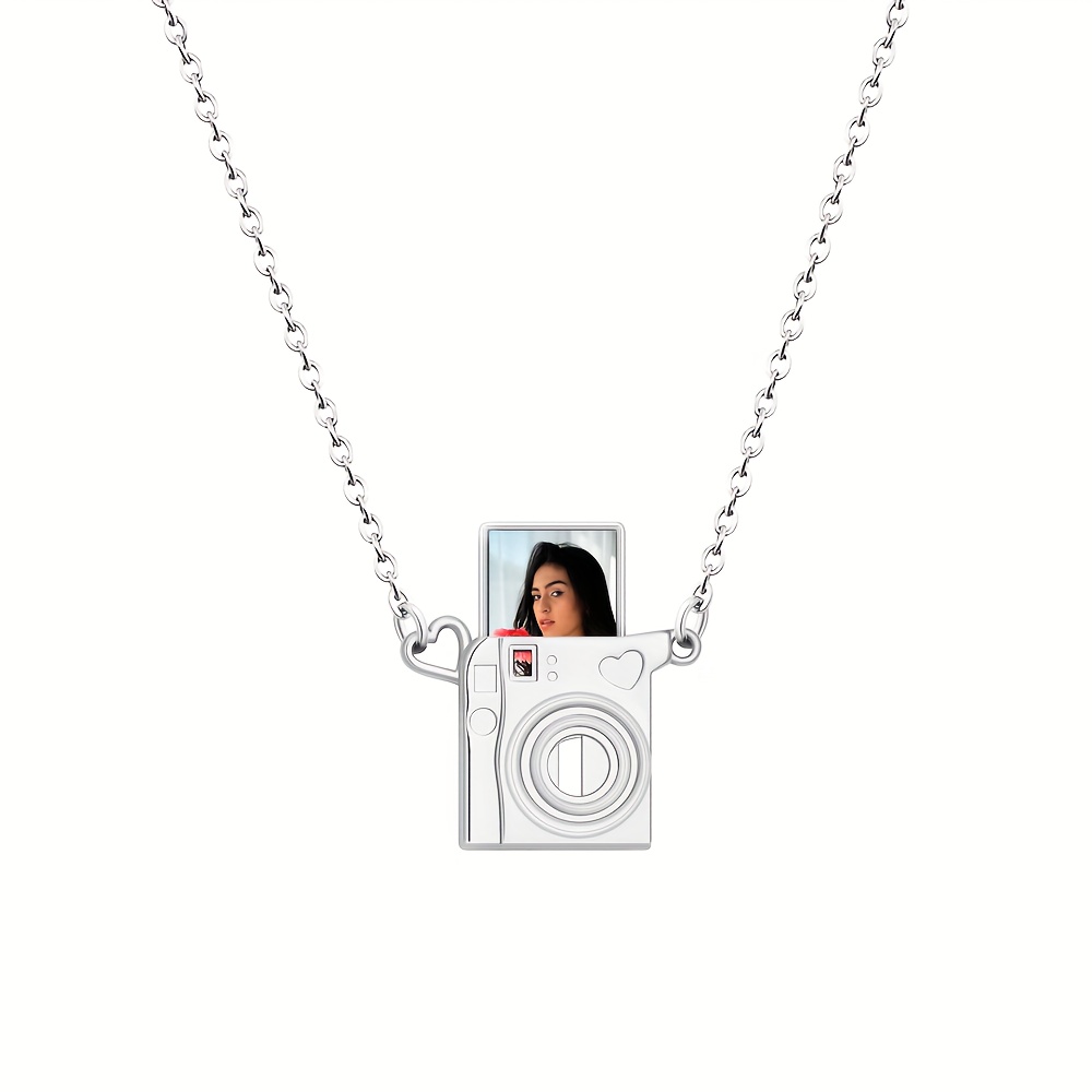 Custom Photo Pendant, Personalized Photo Necklace With Open Design, Cute Elegant Style, Jewelry Gift For Birthdays, Christmas, Valentines Day, , Memorial Accessory
