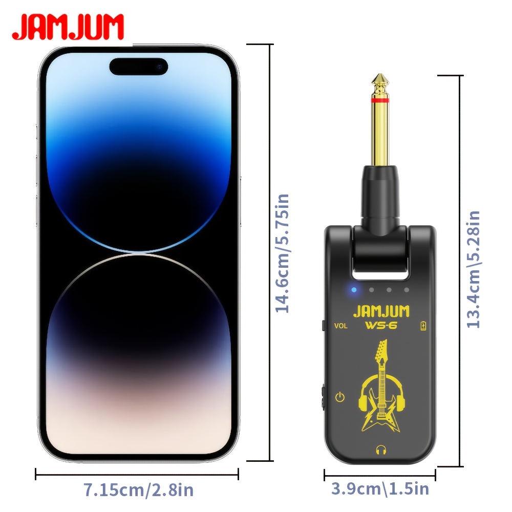 Guitar Headphone Mini Amp, Portable, Rotatable Audio Head,... product image 4